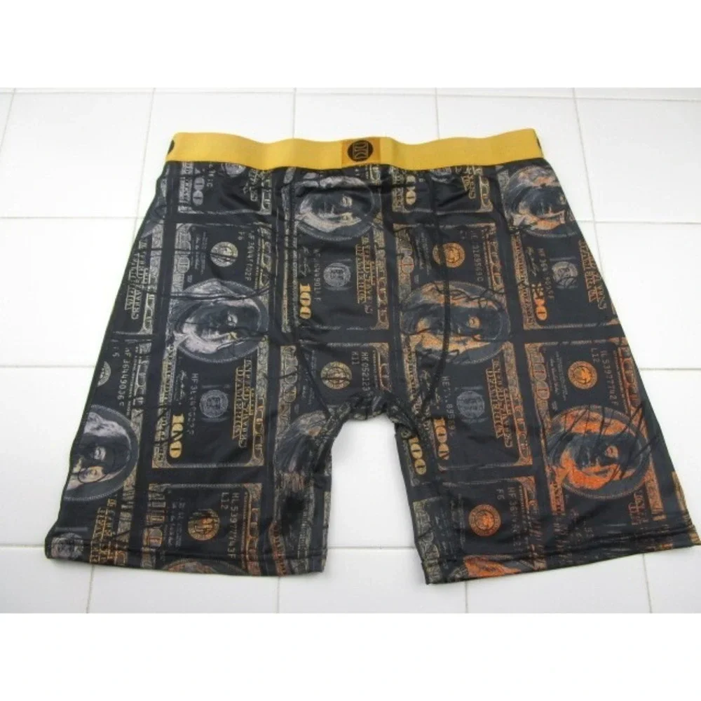 PSD Money Gang Black Gold Men's Size XL Underwear Boxer Briefs